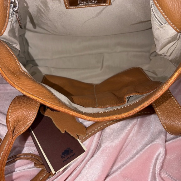 BNWT Vintage Authentic Roots Giselle Bag – Prince Leather – Bamboo - Picture 5 of 6